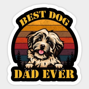 Best dog dad ever Sticker